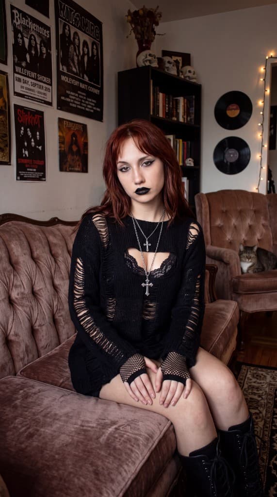 Goth creator portrait